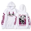 Funny Japanese Anime Chainsaw Man Hoodie Makima Power Denji Graphic Print Sweatshirt Men s Clothing Harajuku - Chainsaw Man Store